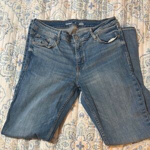 Old Navy Light Blue Mid Rise Denim Ultra Skinny Jeans Size 10